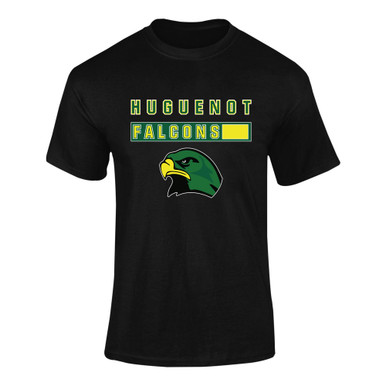 Huguenot Falcons Mascot #7 Men's SS T-Shirt