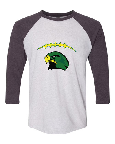 Huguenot Falcons Football #2 Men's Baseball T-Shirt