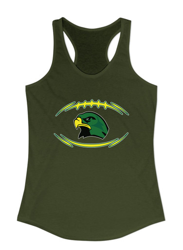 Huguenot Falcons Football #3 Women's Tank Top