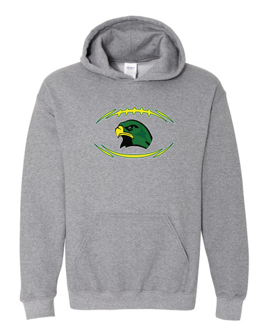 Huguenot Falcons Football #3 Men's Hoodie