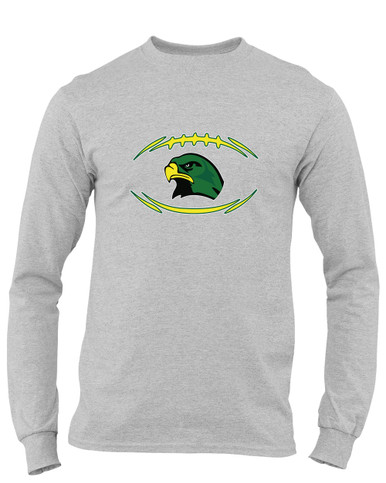 Huguenot Falcons Football #3 Men's LS T-Shirt