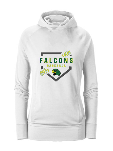 Huguenot Falcons Baseball #2 Women's Hoodie