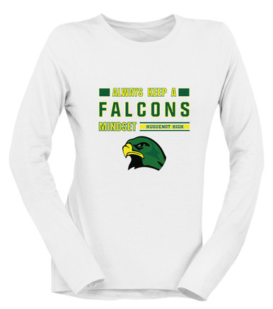 Huguenot Falcons Mindset Women's Premium LS T-Shirt