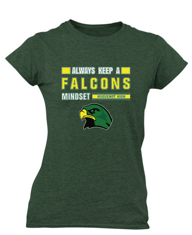 Huguenot Falcons Mindset Women's Premium SS T-Shirt