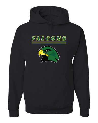 Huguenot Falcons Mascot #8 Men's Premium Hoodie