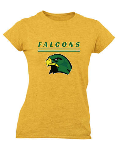 Huguenot Falcons Mascot #8 Women's Premium SS T-Shirt