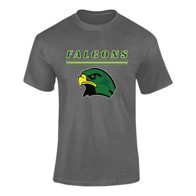 Huguenot Falcons Mascot #8 Men's SS T-Shirt