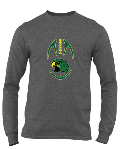 Huguenot Falcons Football #4 Men's Premium LS T-Shirt