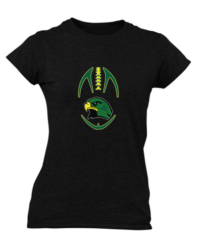 Huguenot Falcons Football #4 Women's Premium SS T-Shirt