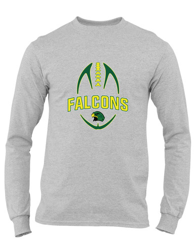 Huguenot Falcons Football #5 Men's Premium LS T-Shirt