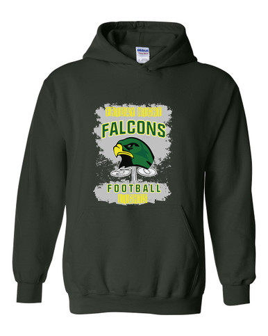 Huguenot Falcons Football #6 Men's Hoodie