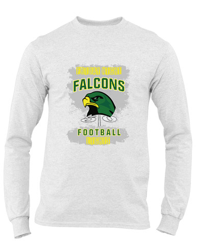 Huguenot Falcons Football #6 Men's Premium LS T-Shirt