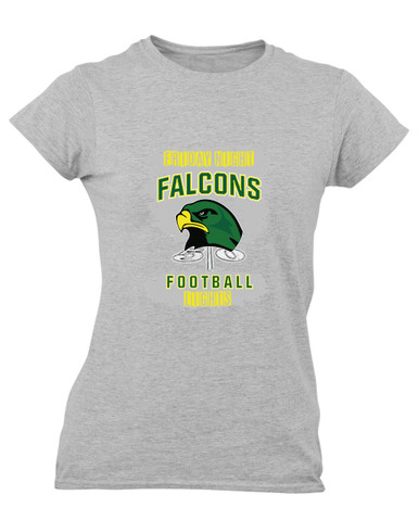 Huguenot Falcons Football #6 Women's Premium SS T-Shirt