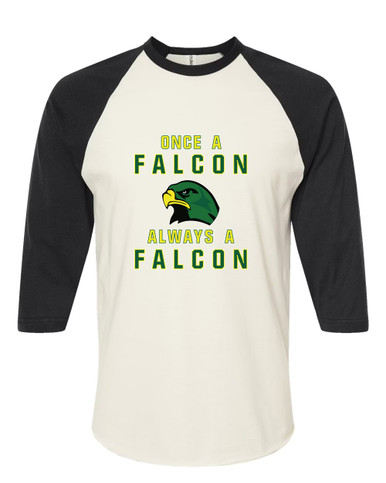 Huguenot Falcons Once A Women's Baseball T-Shirt