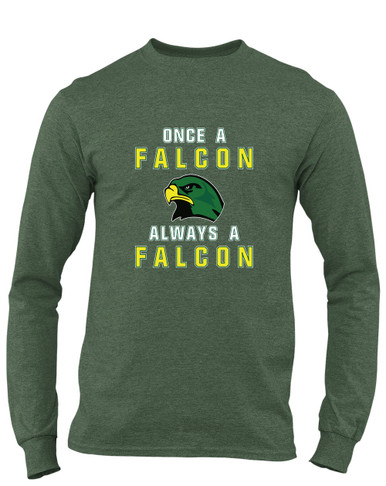 Huguenot Falcons Once A Men's Premium LS T-Shirt