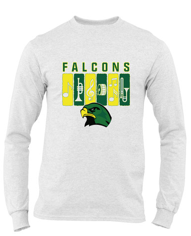 Huguenot Falcons Band # 2 Men's Premium LS T-Shirt
