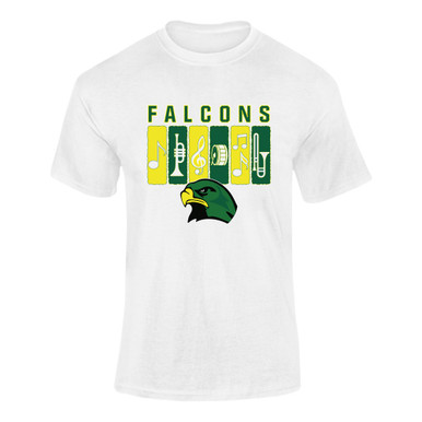 Huguenot Falcons Band # 2 Men's SS T-Shirt