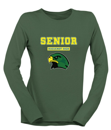 Huguenot Falcons Senior #2 Women's Premium LS T-Shirt