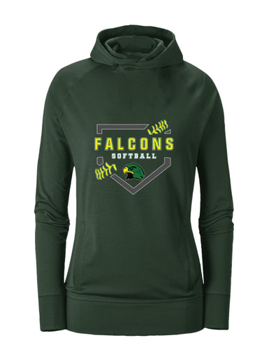 Huguenot Falcons Softball #2 Women's Hoodie