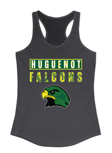 Huguenot Falcons Mascot #9 Women's Tank Top