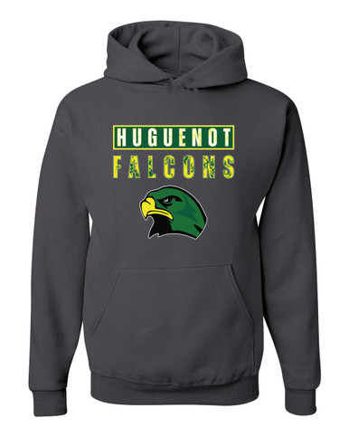 Huguenot Falcons Mascot #9 Men's Premium Hoodie