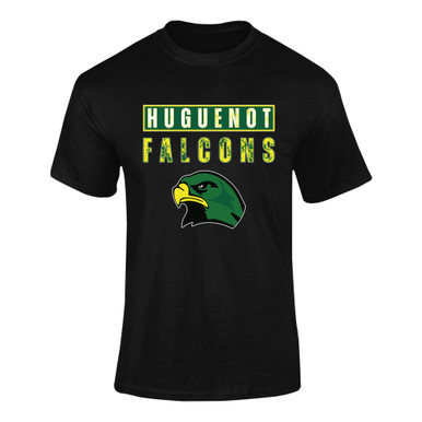 Huguenot Falcons Mascot #9 Men's SS T-Shirt