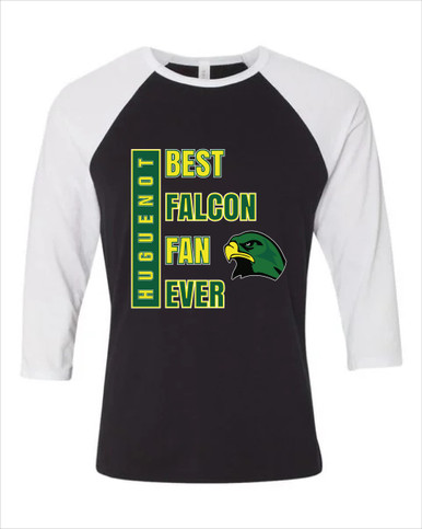 Huguenot Falcons Best Falcon Fan Women's Baseball T-Shirt