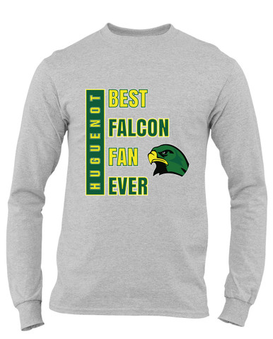 Huguenot Falcons Best Falcon Fan Men's Premium LS T-Shirt