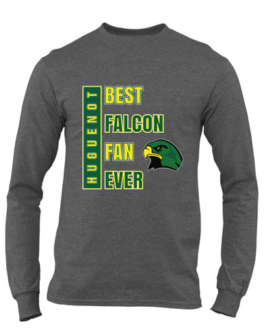 Huguenot Falcons Best Falcon Fan Men's LS T-Shirt
