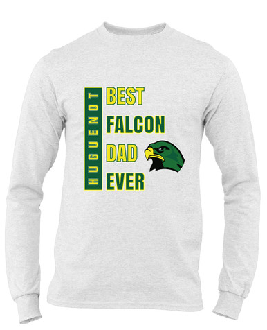 Huguenot Falcons Best Falcon Dad Men's Premium LS T-Shirt