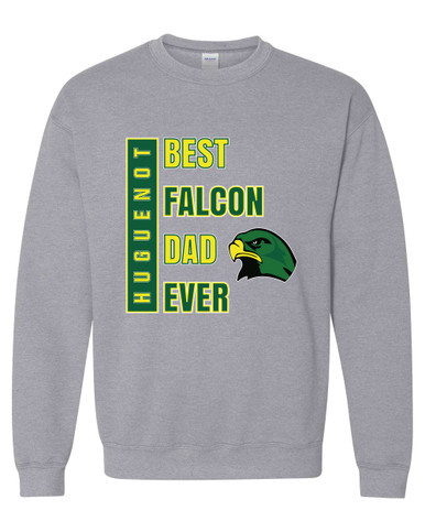 Huguenot Falcons Best Falcon Dad Men's Sweatshirt