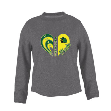 Huguenot Falcons Heart Track Women's Sweatshirt