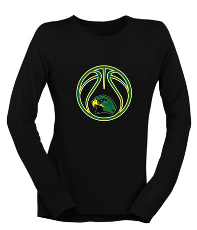 Huguenot Falcons Basketball #2 Women's Premium LS T-Shirt