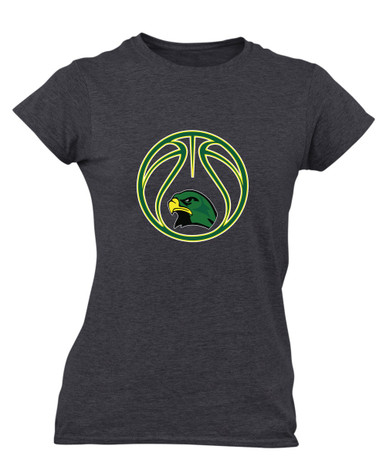 Huguenot Falcons Basketball #2 Women's SS T-Shirt