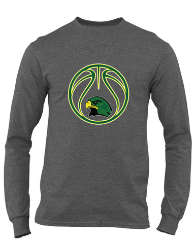 Huguenot Falcons Basketball #2 Men's Premium LS T-Shirt