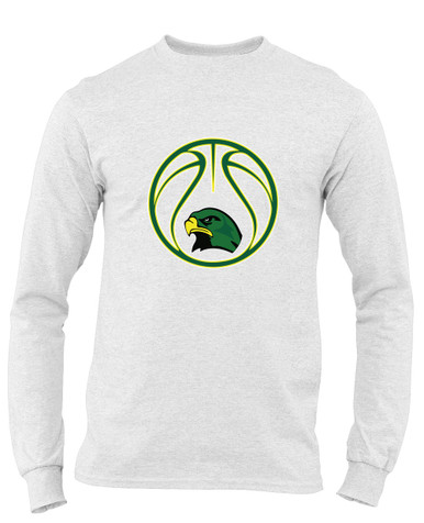 Huguenot Falcons Basketball #2 Men's LS T-Shirt