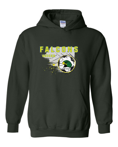 Huguenot Falcons Soccer #2 Men's Hoodie