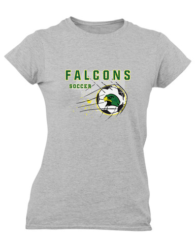 Huguenot Falcons Soccer #2 Women's Premium SS T-Shirt