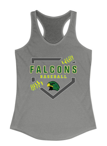 Huguenot Falcons Baseball #2 Women's Tank Top