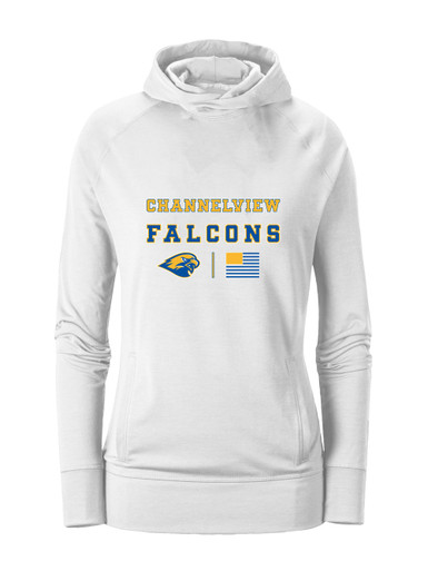 Channelview Falcons Spirit Flag Women's Hoodie