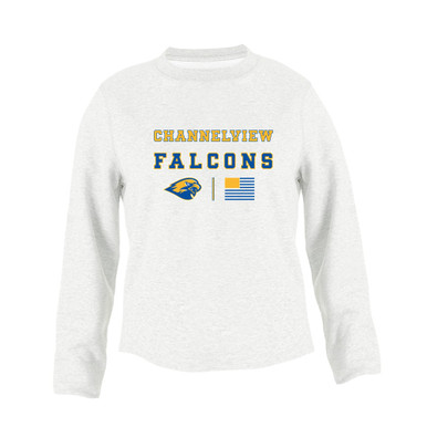 Channelview Falcons Spirit Flag Women's Sweatshirt