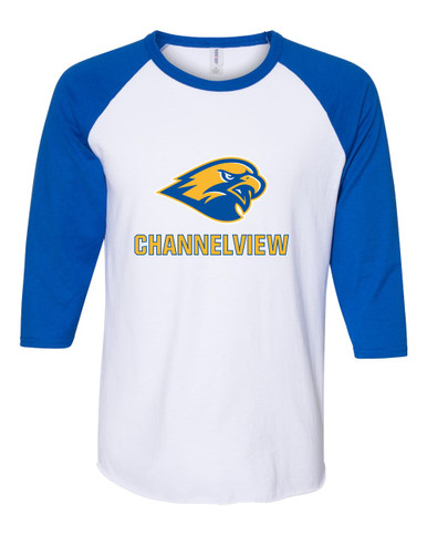 Channelview Falcons Mascot #2 Men's Baseball T-Shirt