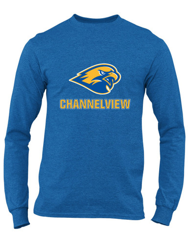 Channelview Falcons Mascot #2 Men's Premium LS T-Shirt