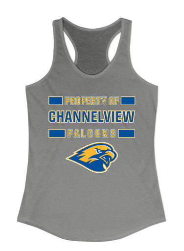 Channelview Falcons Property Of Women's Tank Top