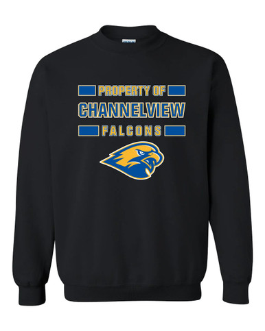 Channelview Falcons Property Of Men's Sweatshirt