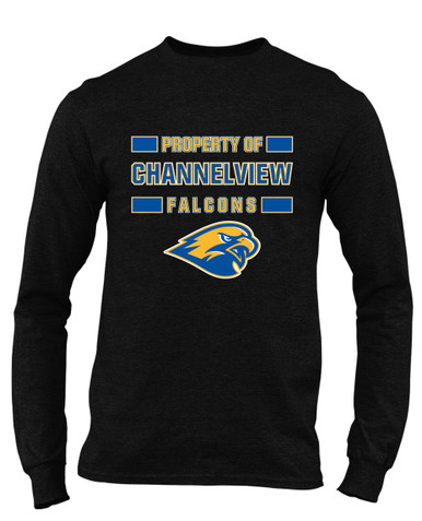 Channelview Falcons Property Of Men's LS T-Shirt