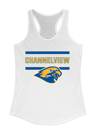 Channelview Falcons Mascot #4 Women's Tank Top