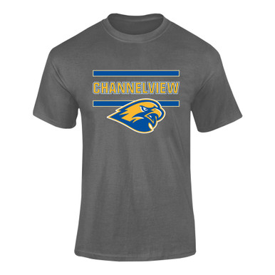 Channelview Falcons Mascot #4 Men's SS T-Shirt