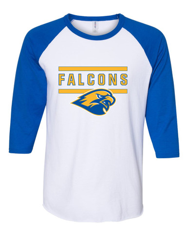 Channelview Falcons Mascot #5 Women's Baseball T-Shirt