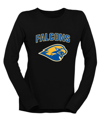 Channelview Falcons Mascot #6 Women's Premium LS T-Shirt